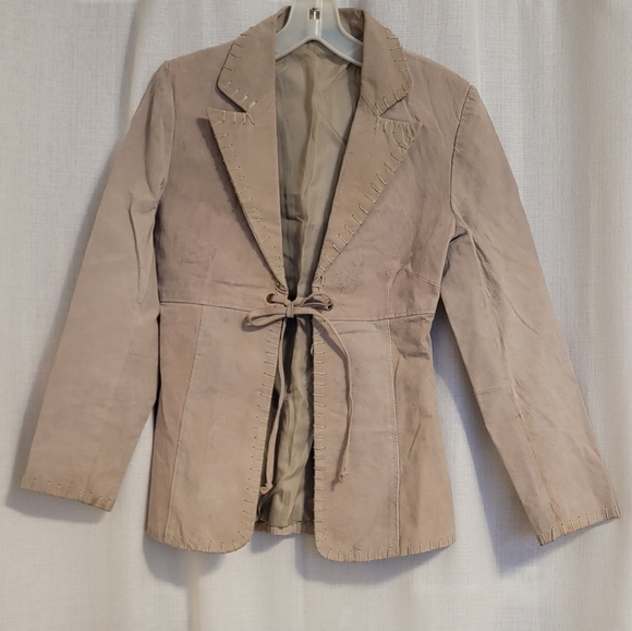Joe Boxer Jackets & Coats Joe Boxer Tan Leather Jacket Poshmark